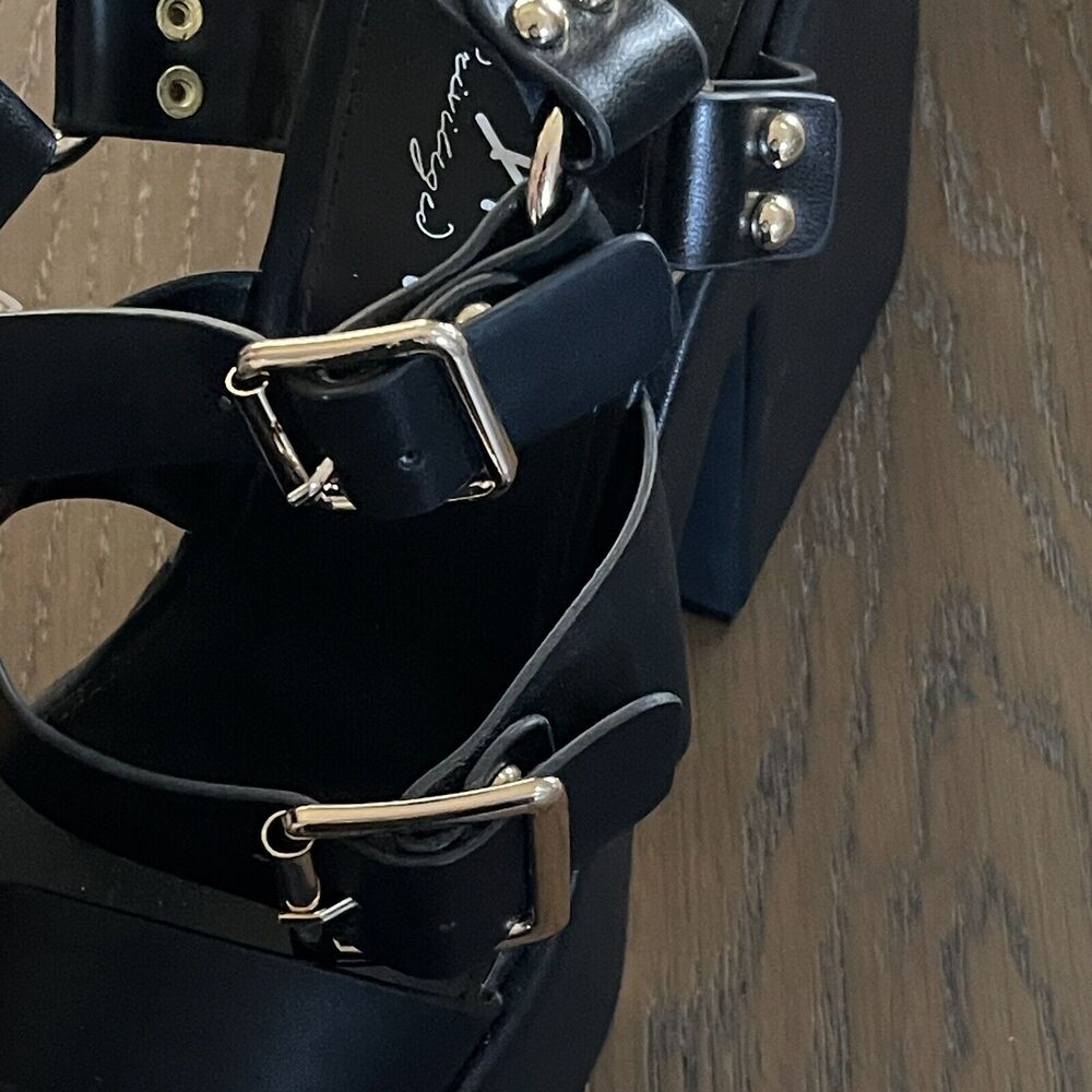 Dollskill Lemon Drop Khali Platform Block Heels S… - image 3